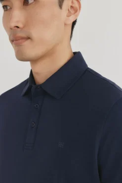 Pedro del Hierro Polo mercerizado Azul Hot