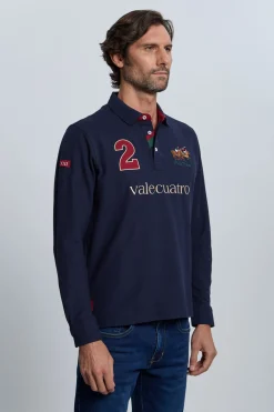 Valecuatro Polo modelo caballos Azul marino Clearance
