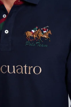Valecuatro Polo modelo caballos Azul marino Clearance