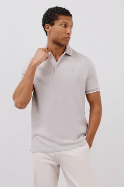 Cortefiel Polo oxford Gris Clearance
