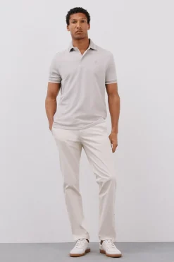Cortefiel Polo oxford Gris Clearance