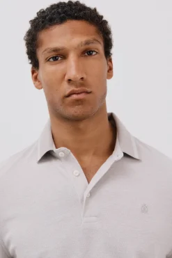 Cortefiel Polo oxford Gris Clearance