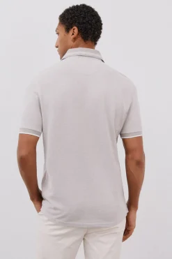 Cortefiel Polo oxford Gris Clearance