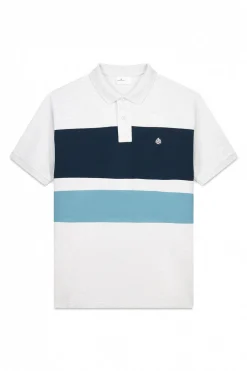 Springfield Polo piqué bloques color regular fit gris Discount