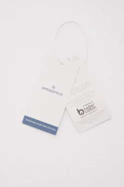 Springfield Polo piqué básico regular fit azul Hot