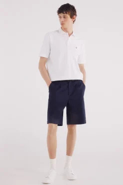 Springfield Polo piqué básico regular fit blanco