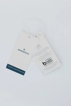 Springfield Polo piqué cuello mao slim fit nude Best