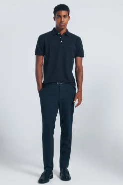 Springfield Polo piqué slim fit negro Sale