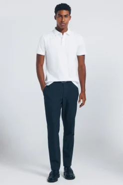 Springfield Polo piqué slim fit blanco Best