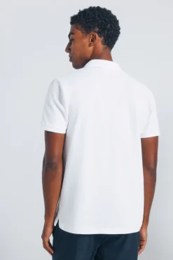 Springfield Polo piqué slim fit blanco Best