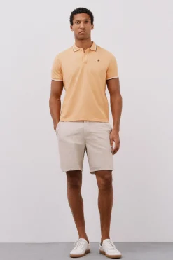 Cortefiel Polo piqué tips Amarillo