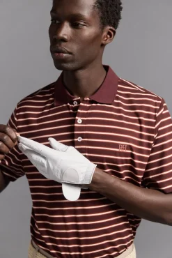 Pedro del Hierro Polo rayas golf Burdeos Sale