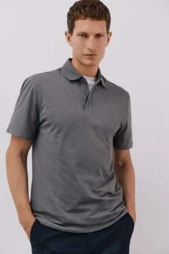 Cortefiel Polo regular fit Gris Discount