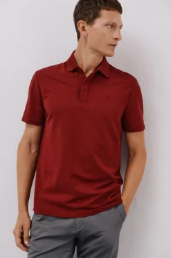 Cortefiel Polo regular fit Granate Clearance