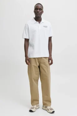 Jack & Jones Polo regular fit blanco Clearance