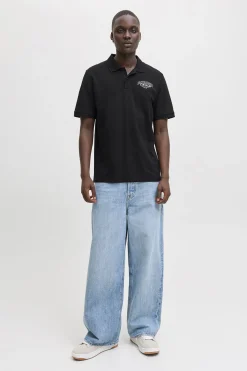 Jack & Jones Polo regular fit negro Discount