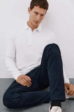 Cortefiel Polo regular fit Blanco Clearance