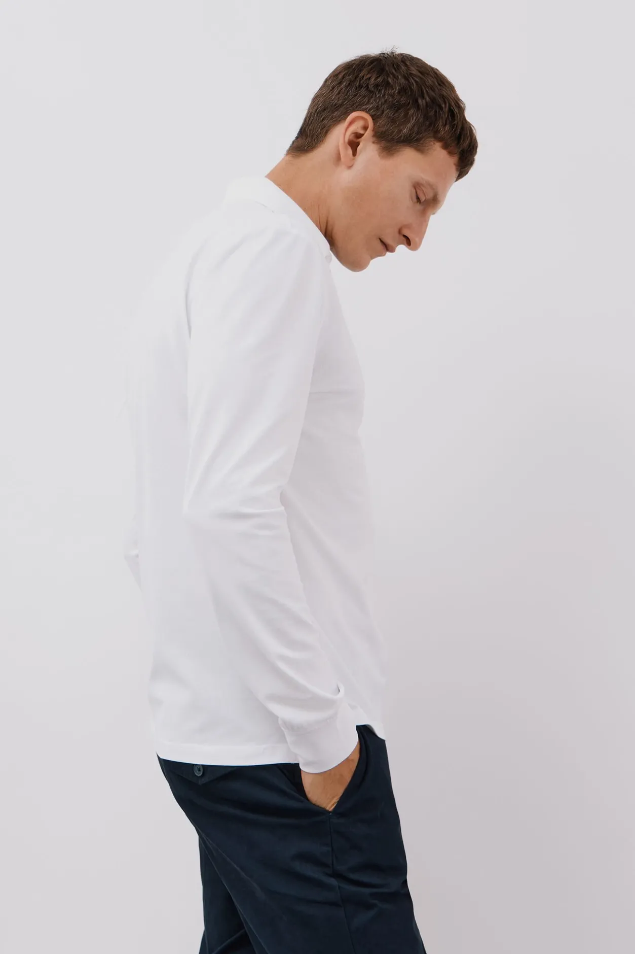 Cortefiel Polo regular fit Blanco Clearance