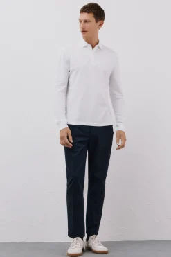 Cortefiel Polo regular fit Blanco Clearance