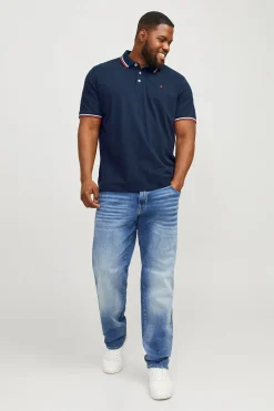 Jack & Jones PLUS Polo regular fit PLUS azul Hot