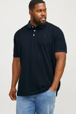 Jack & Jones PLUS Polo regular fit PLUS azul Discount