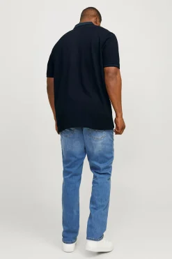 Jack & Jones PLUS Polo regular fit PLUS azul Discount
