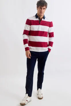 Williot Polo Rugby Rayas Granate