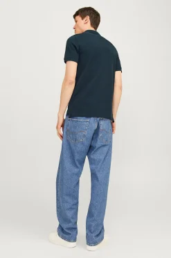 Jack & Jones Polo slim fit azul Discount