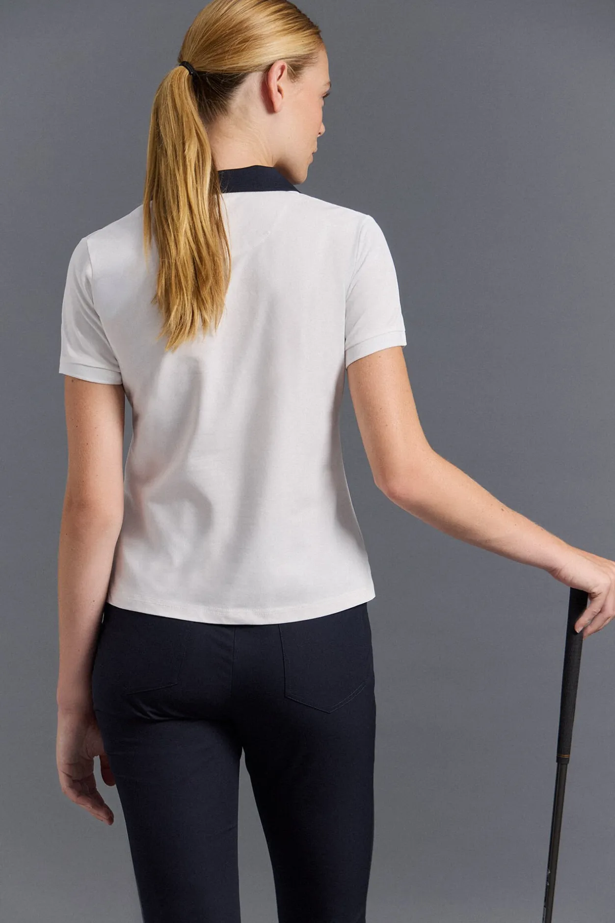 Pedro del Hierro Polo técnico manga corta golf Blanco Sale