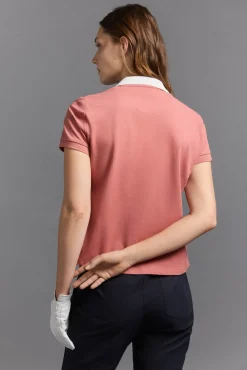 Pedro del Hierro Polo técnico manga corta golf Rosa Best