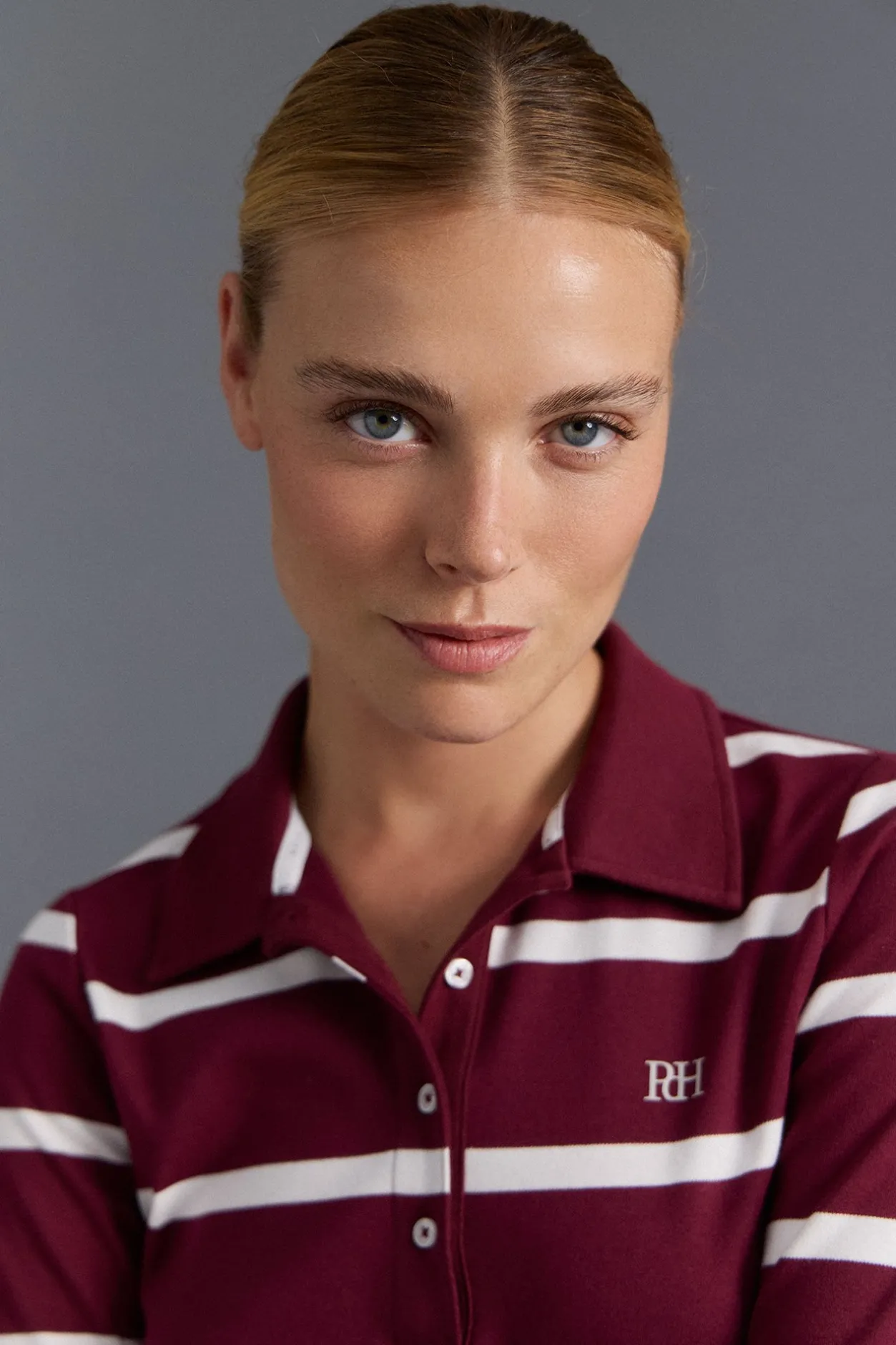 Pedro del Hierro Polo técnico rayas golf Burdeos Outlet