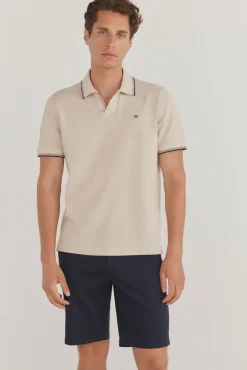 Pedro del Hierro Polo tips Beige New