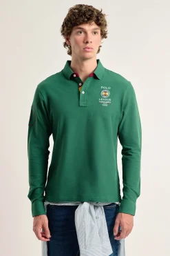 Valecuatro Polo de hombre intenso escudo España Verde Online