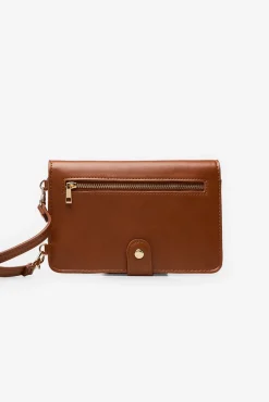 Cortefiel Portamóvil cartera liso Marr&oacute;n Discount