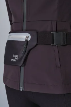 Dash and Stars Riñonera negra extra plana negro Clearance