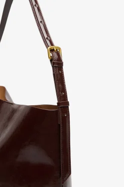 Cortefiel Saca shinny Granate Clearance