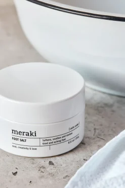 Meraki Sal marina para cuidado de pies blanco Best