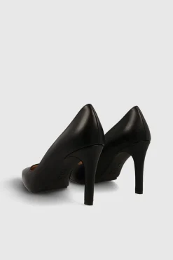 Lodi Salón básico en piel lisa Negro Online