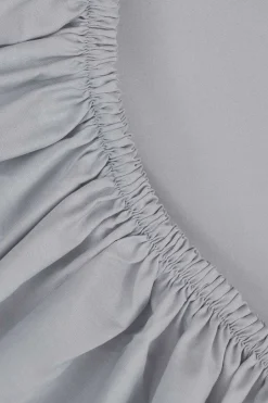 Bassols Sábana bajera algodón 200 hilos Gris