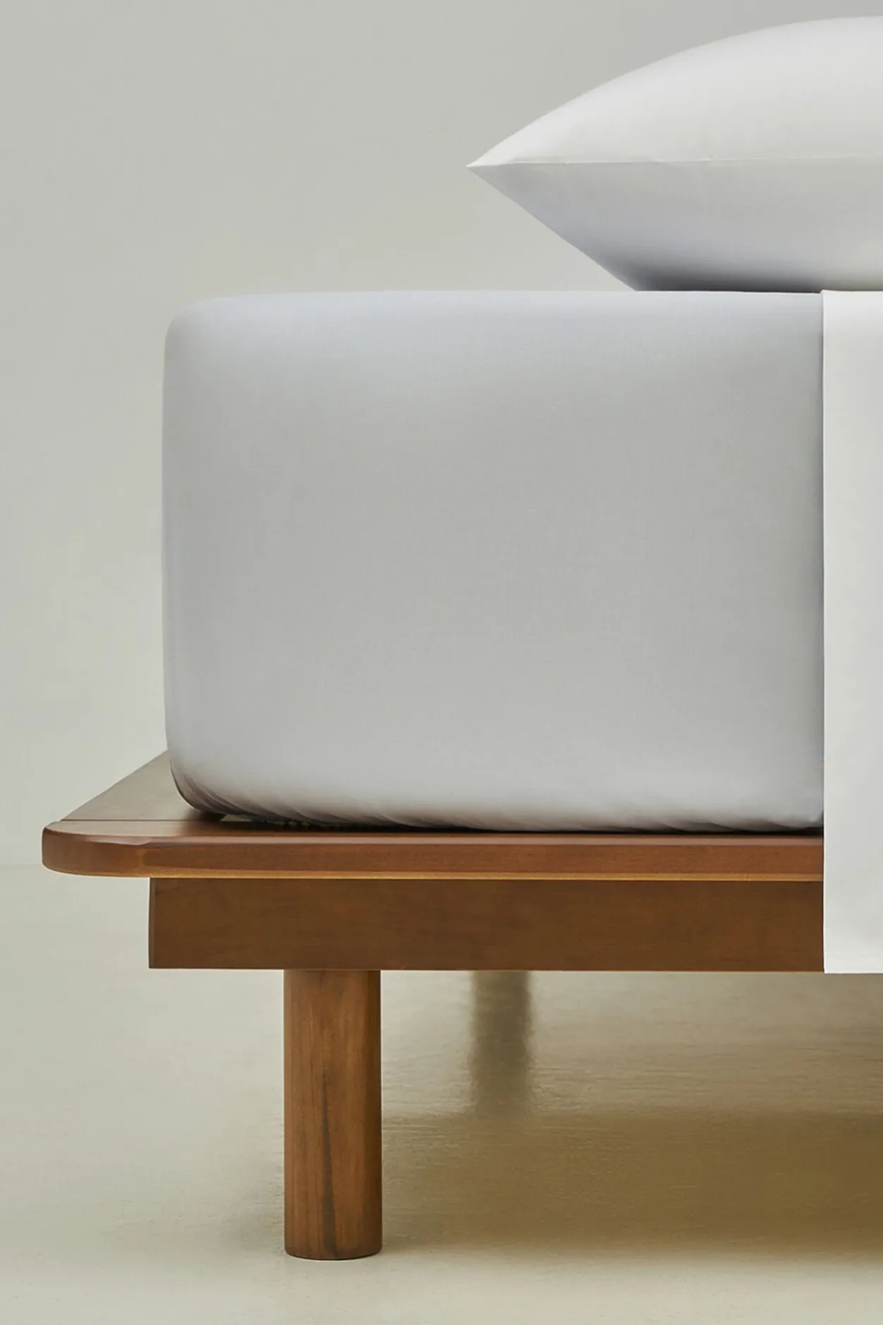 Bassols Sábana bajera algodón 200 hilos Gris New