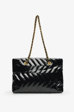 Cortefiel Shopper acolchado Negro Sale
