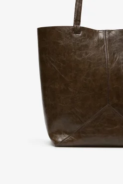 Cortefiel Shopper cortes Marr&oacute;n oscuro Hot