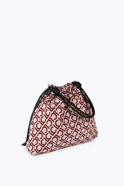 Lola Casademunt Shopper LC Estampado granate Discount