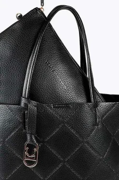 Lola Casademunt Shopper monograma Negro Hot