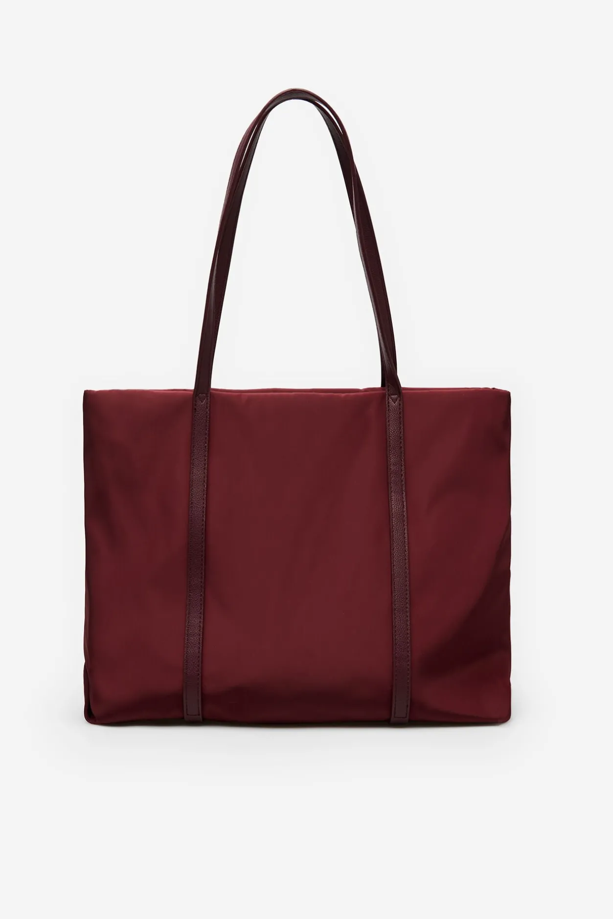 Cortefiel Shopper nylon logo gr Granate Outlet