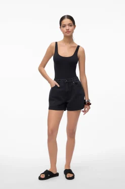 Vero Moda Short denim Negro Clearance