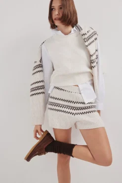 Springfield Shorts punto jacquard marr&oacute;n Discount