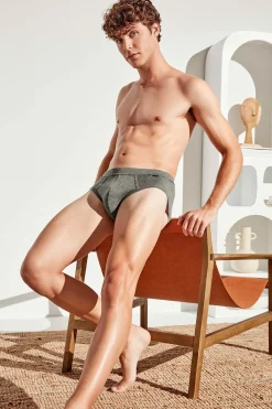Gisela Slip de hombre gris Sale