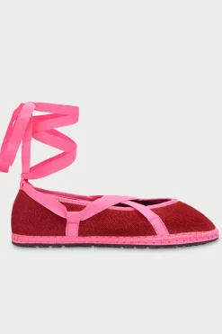Flabelus Slipper de lino Fucsia Best