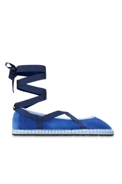 Flabelus Slippers de terciopelo Azul